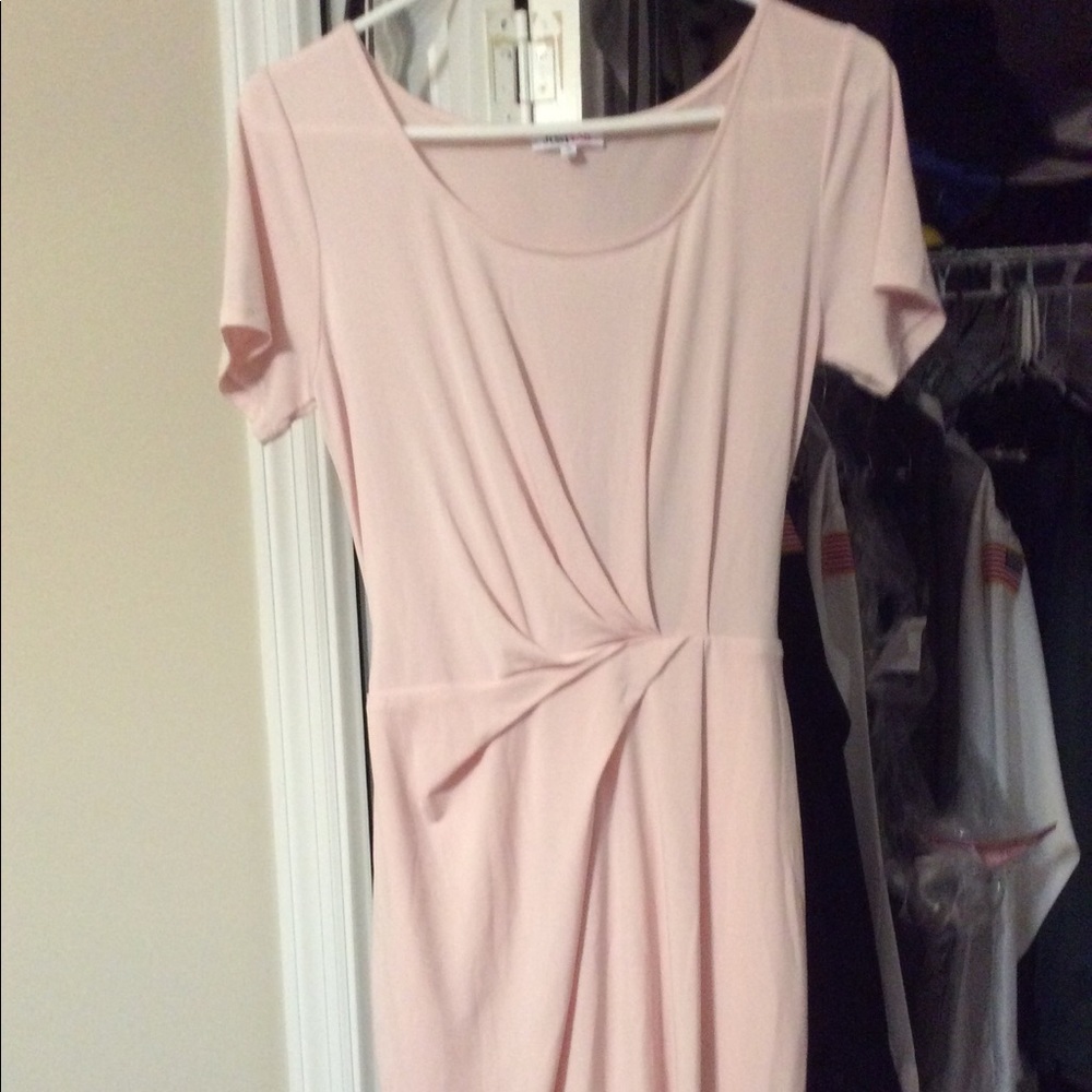 Just Fab light blush dress
